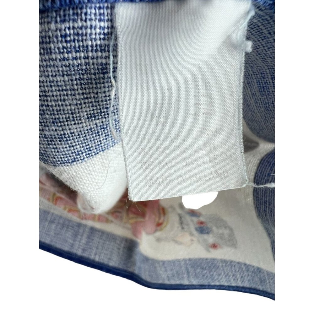 Irish Guards Dish Tea Towel Vintage 2889 Red Blue White Linen Cotton Blend - Picture 8 of 8